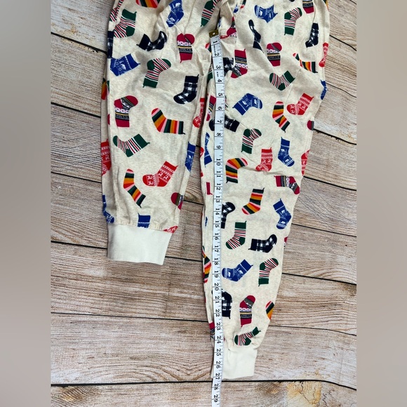 Women’s Old Navy Christmas Stocking Holiday Pajama Pants Jogger Size Small - Picture 5 of 6
